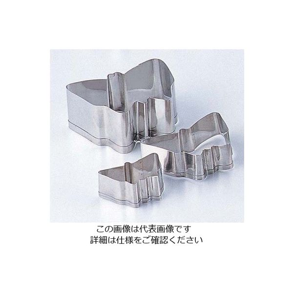 田中糧機製作所 18ー8 クッキー抜型 蝶々 中 62-6574-84 1個（直送品）
