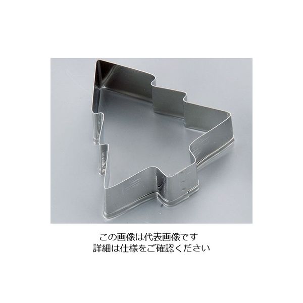 田中糧機製作所 18ー8 クッキー抜型 ツリー 小 62-6574-93 1個（直送品）