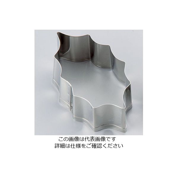 田中糧機製作所 18ー8 クッキー抜型 ヒイラギ 大 62-6574-94 1個（直送品）