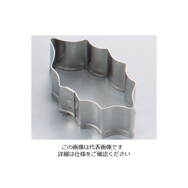 田中糧機製作所 18ー8 クッキー抜型 ヒイラギ 小 62-6574-96 1個（直送品）