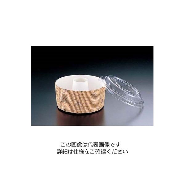 天満紙器 スモール蓋付シフォン ロイヤルクレスト柄 SCー836A (50枚入) 62-6576-89 1ケース(50枚)（直送品）