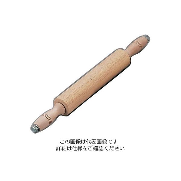 雅うるし工芸 木製ローラー式めん棒 太型(ミズメ材) φ90×300mm