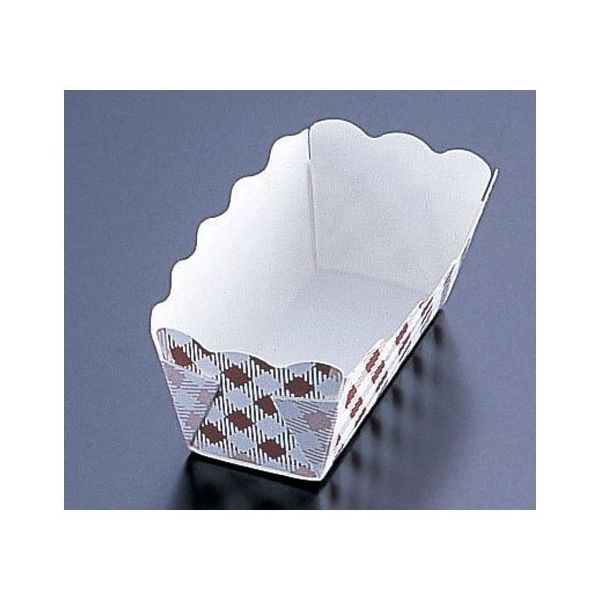 遠藤商事 ペーパートレイ ミニパウンド80 チェック (100枚入) 62-6577-21 1ケース(100枚)（直送品）