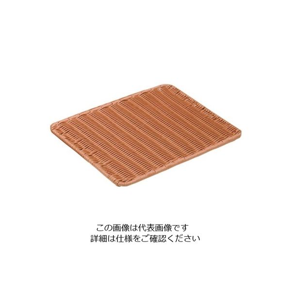 萬洋 樹脂製すのこ 茶 大 91-021B 1個 62-6581-20（直送品）