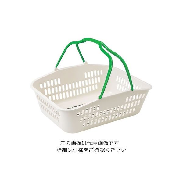 よし与工房 セルフバスケット 深型YKー1500ーV グリーン 62-6583-38 1個（直送品）