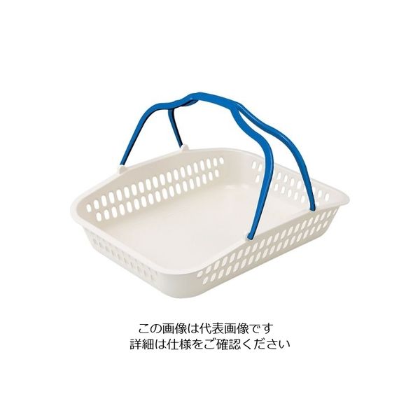 よし与工房 セルフバスケット中深型YKー1000ーV ブルー 62-6583-41 1個（直送品）