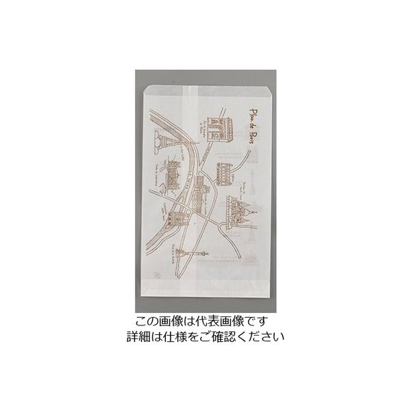 水野産業 グラシン紙袋 プランデパリ(100枚入) 62-6583-59 1ケース(100枚)（直送品）