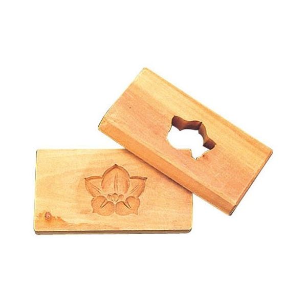 遠藤商事 手彫物相型 1ツ取り (サクラ材) 桔梗 62-6585-94 1個（直送品）