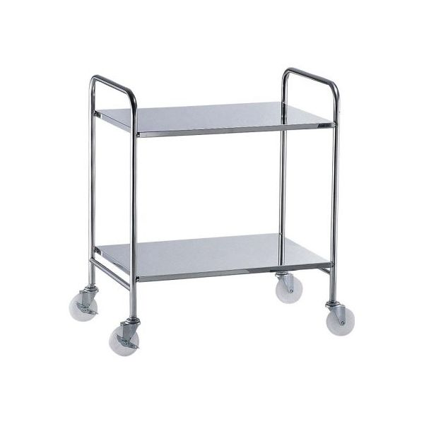 遠藤商事 TKG 18ー8衛生フラットワゴン 2段 ナイロン車 62-6589-07 1個（直送品）