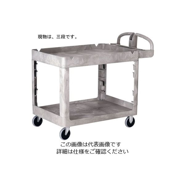 Trust トラスト シェルフユーティリティーカート 3段 ベージュ 4043 1個 62-6590-58（直送品）