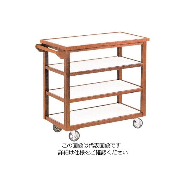 遠藤商事 エコノミー和風4段ワゴン 62-6591-31 1個（直送品）