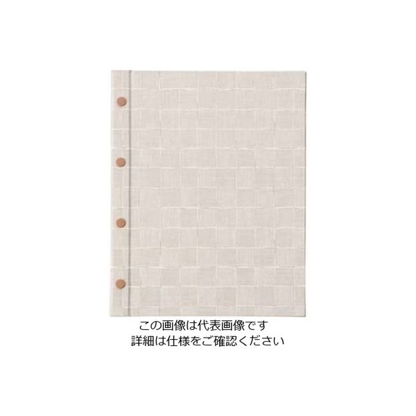 えいむ ホック式チェックメニューブック MBー308 大 アイボリー 61-7997-69 1個（直送品）