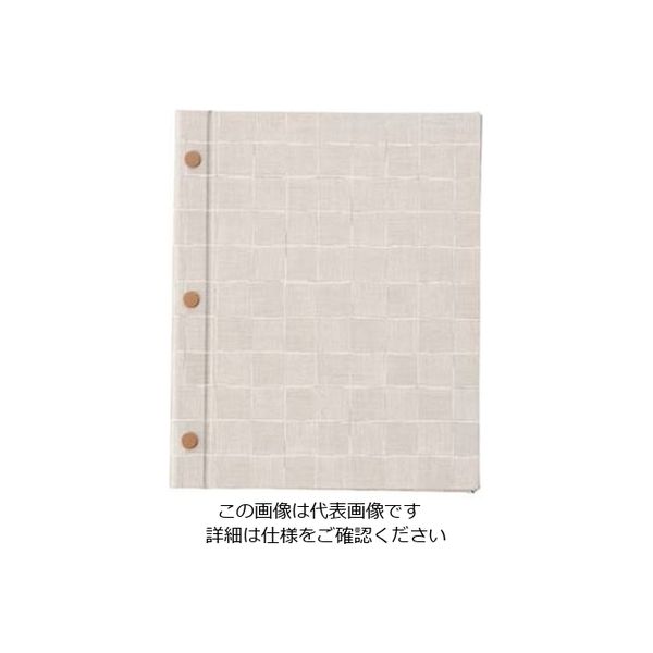 えいむ ホック式チェックメニューブック MBー312 中 アイボリー 61-7997-72 1個（直送品）