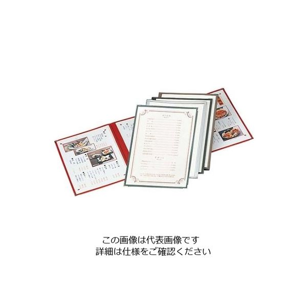 えいむ クリアテーピング メニューブック TAー46 ブラウン 61-7998-96 1個（直送品）