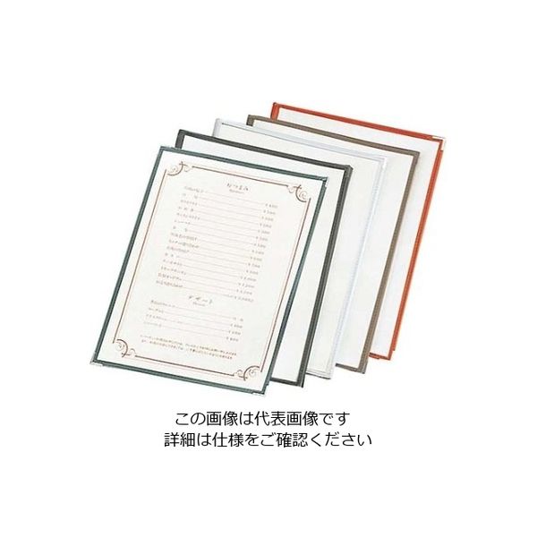 えいむ クリアテーピング メニューブック TAー48 レッド 61-7998-93 1個（直送品）