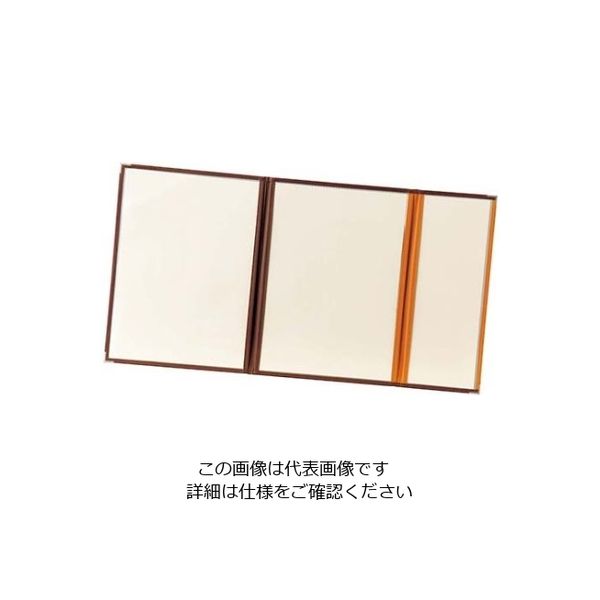 えいむ クリアテーピング メニューブック LTAー46S 茶/キャメル 61-7999-04 1個（直送品）