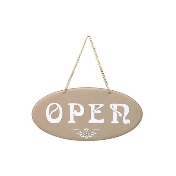 えいむ オープン・クローズプレート OCー50 うす茶 61-8003-64 1個（直送品）