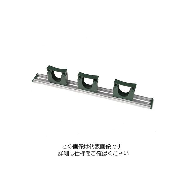 Hill Brush サーモンブラシ アルミレールセット グリーン 3個 HD7 1本 62-6168-32（直送品）