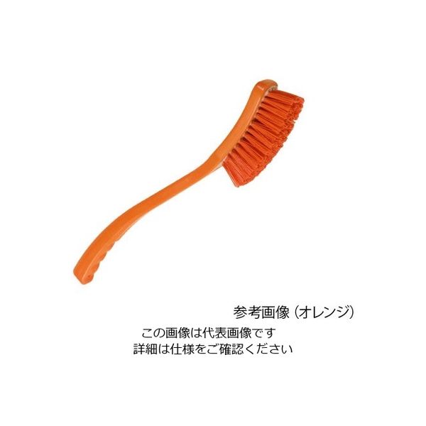 Hill Brush サーモンレジンブラシ 柄付ブラシハード オレンジ 毛丈40mm D9RES 1本 62-6167-02（直送品）