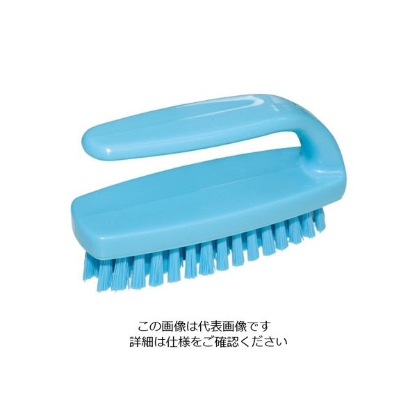 Hill Brush サーモンブラシ つめブラシ ブルー 毛丈18mm NA10 1個 62-6167-61（直送品）