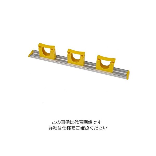 Hill Brush サーモンブラシ アルミレールセット イエロー 3個 HD7 1本 62-6168-34（直送品）