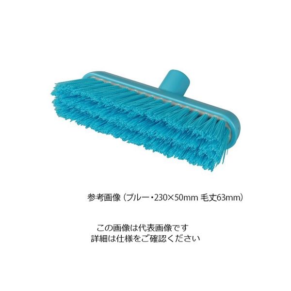 Hill Brush サーモンレジンブラシ デッキブラシ グリーン 230×50mm 毛丈63mm B929RES 1本（直送品）