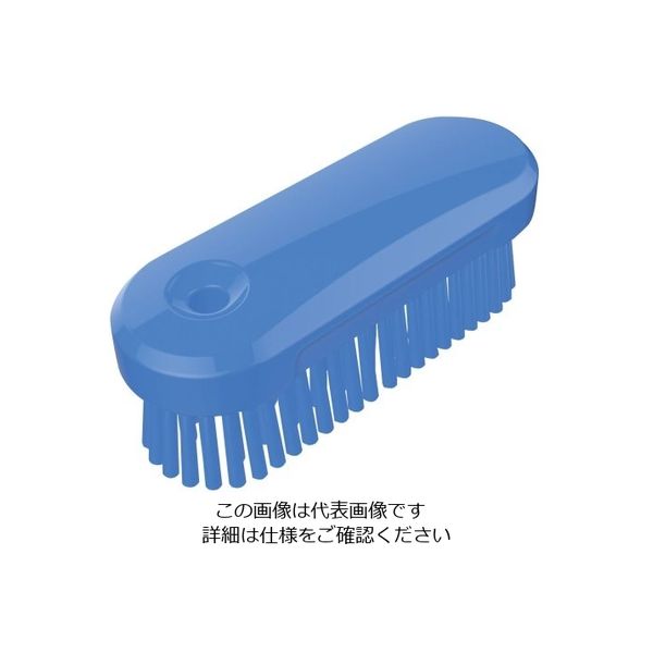 Trust 脱毛防止ハンドクリーンブラシ ミディアム ブルー 121231 1個 62-6599-45（直送品）