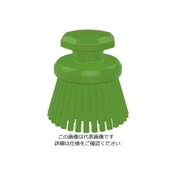 Trust 脱毛防止 丸型ハンドブラシ ハード グリーン 122332 1個 62-6599-51（直送品）