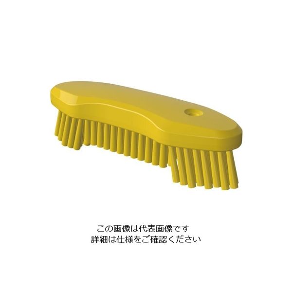 Trust 脱毛防止Wウイングスクラブブラシハード イエロー 123335 1個 62-6599-54（直送品）