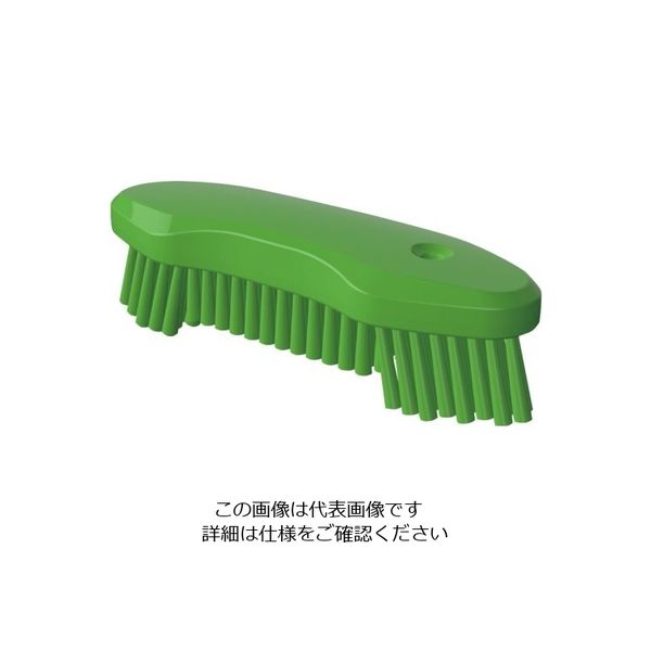 Trust 脱毛防止Wウイングスクラブブラシハード グリーン 123332 1個 62-6599-56（直送品）