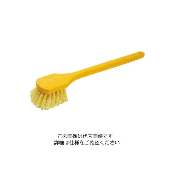 Trust トラスト ユーティリティーブラシ6723 ロングハンドル イエロー 62-6600-53 1個（直送品）
