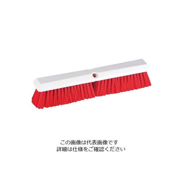 Trust トラスト フロアーカラーブラシ 45cm レッド 6695 1個 62-6600-76（直送品）