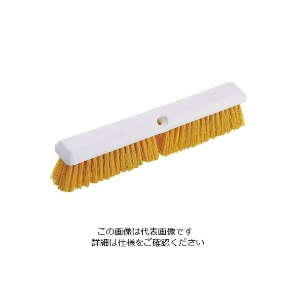 Trust トラスト フロアーカラーブラシ 45cm イエロー 6695 1個 62-6600-77（直送品）