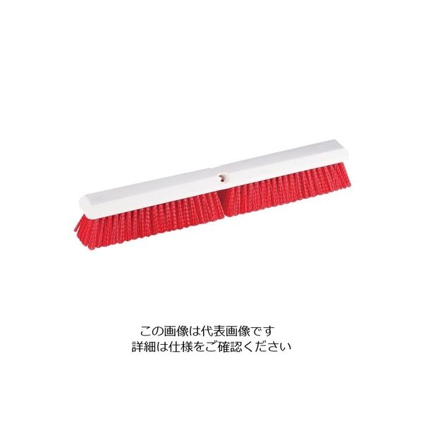 Trust トラスト フロアーカラーブラシ 61cm レッド 6696 1個 62-6600-81（直送品）