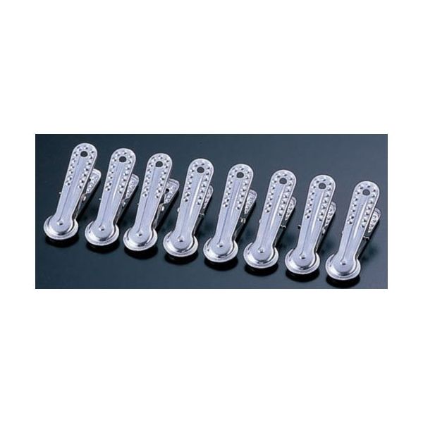 早川工業 アルミ クリップ (8個付) 62-6610-19 1ケース(8個)（直送品）