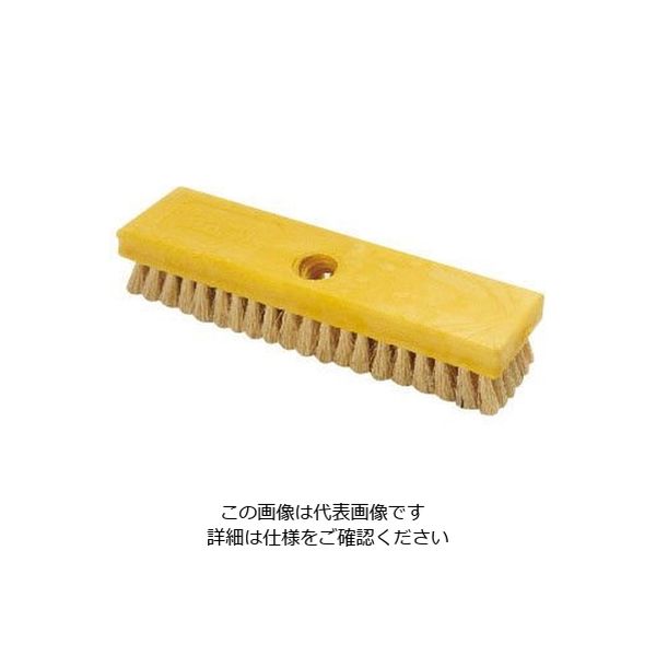 Trust トラスト デッキブラシ 6753 イエロー 62-6610-44 1個（直送品）