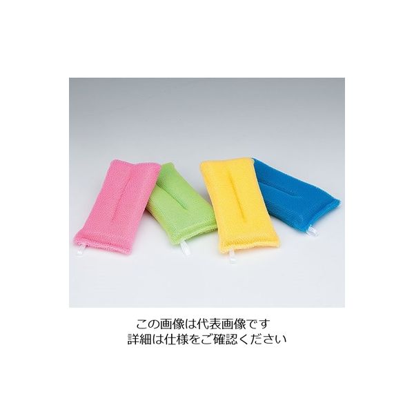 丸善化工 落ちますスポンジ(5個入) グリーン 62-6606-74 1ケース(5個)（直送品）