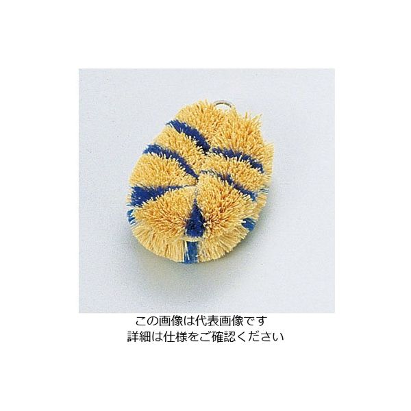 アズワン シマシマミニミニ Nタワシ 青 (10ヶ入) 62-6607-25 1ケース(10個)（直送品）