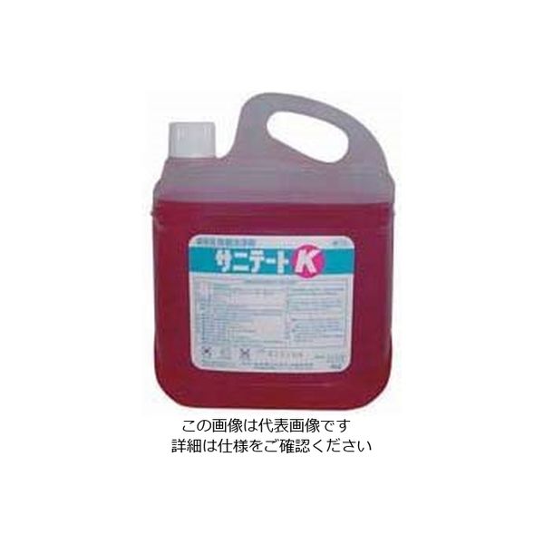 ライオン サニテートK(食品調理器具の除菌洗浄剤) 4kg 62-6607-82 1個（直送品）