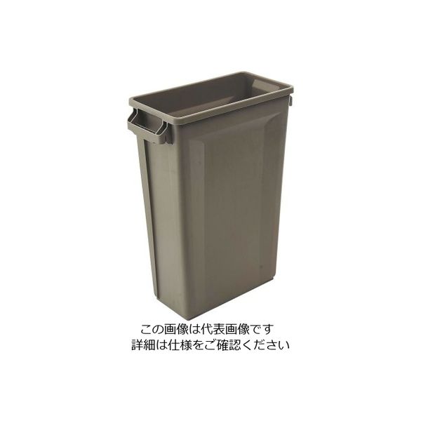 Trust トラスト スリムレクタングルコンテナ 60L ベージュ 1211 1個 62-6615-93（直送品）