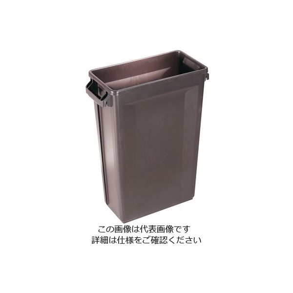 Trust トラスト スリムレクタングルコンテナ 60L ブラウン 1211 1個 62