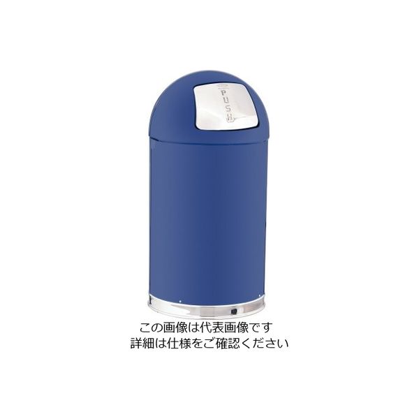 Trust トラスト ラウンドトップ ダストボックス 45L ブルー 2353 1個 62-6616-30（直送品）