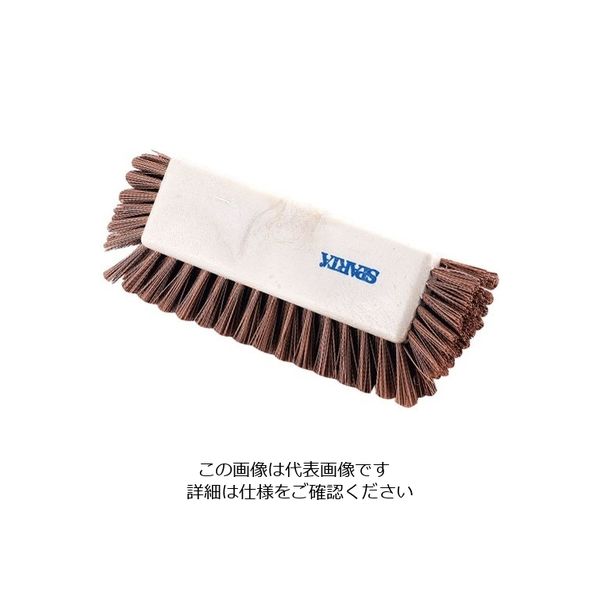 アズワン カーライル デュアルアングルデッキブラシ 40422タン(ハンドル別売) 62-6612-15 1個（直送品）