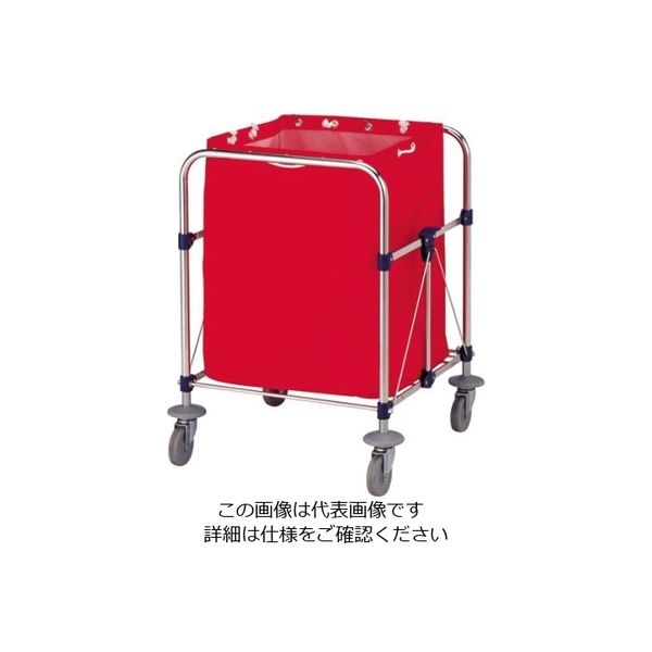 遠藤商事 リサイクルカート Y-2 小 レッド 62-6613-89 1台（直送品）