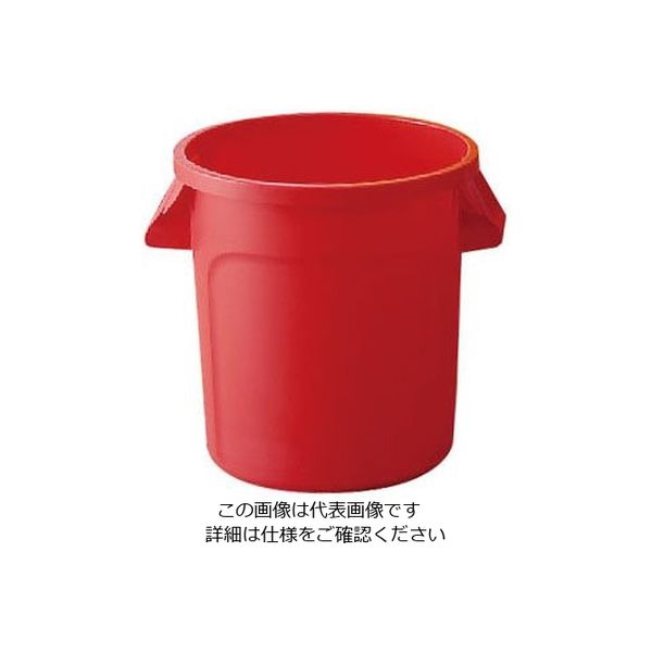Trust トラスト ラウンドコンテナ 75L レッド 1012 1個 62-6615-28（直送品）