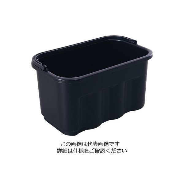 Trust トラスト スクエアバケット 5264 9.5L ブラック 62-6611-77 1個（直送品）