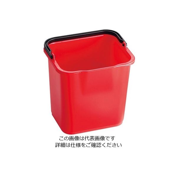 Trust トラスト スクエアバケット 5265 4.7L レッド 62-6611-81 1個（直送品）