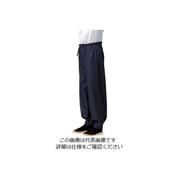 遠藤商事 男女兼用ブライトデニムパンツ 紺 L SLB674-1 1枚 62-6641-81（直送品）