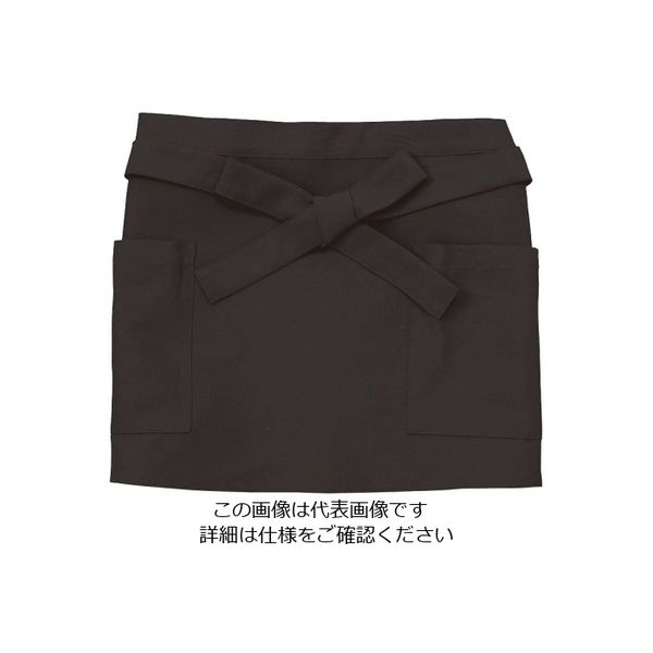 遠藤商事 和風腰下エプロン ブラック SB95 1枚 62-6641-28（直送品）