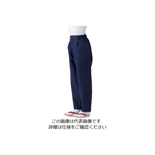 遠藤商事 男女兼用和風パンツ ネイビー 3L SLB951-2 1枚 62-6641-51（直送品）